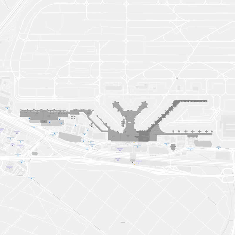 Frankfurt Airport terminal map