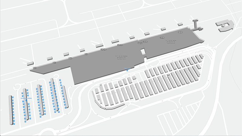 Aéroport de Fuerteventura terminal map