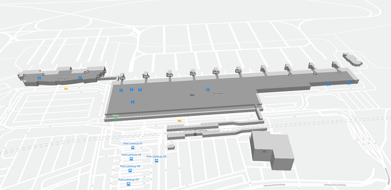Gdańsk Lech Wałęsa Airport terminal map