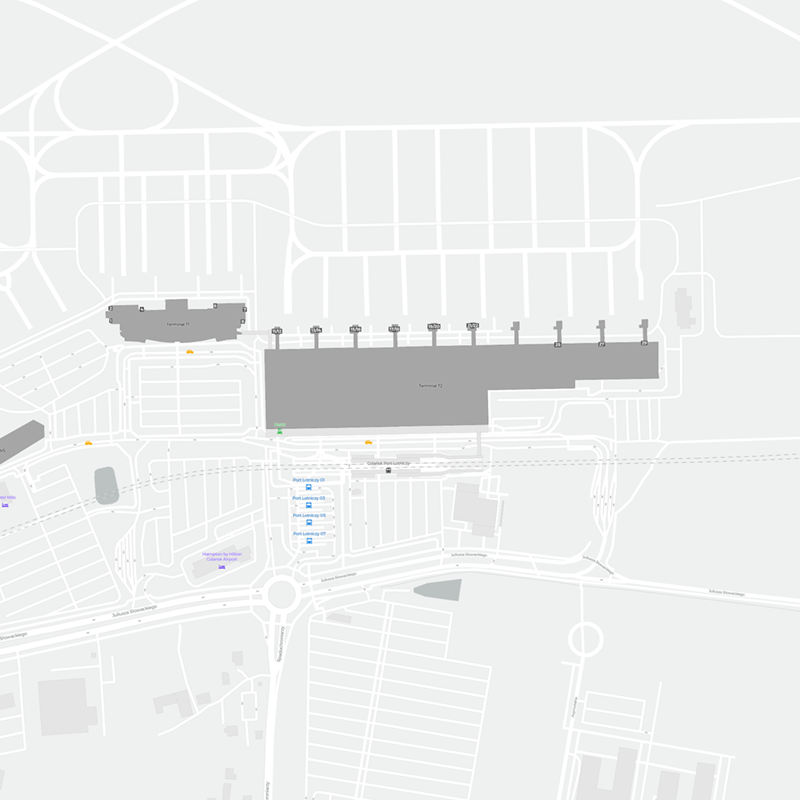 Gdańsk Lech Wałęsa Airport terminal map