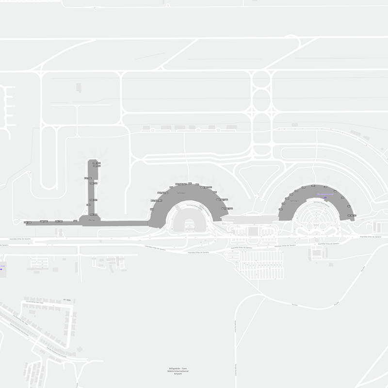 Galeao Antonio Carlos Jobim terminal map