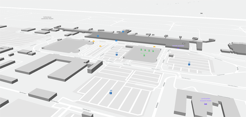 Göteborg Landvetter Airport terminal map