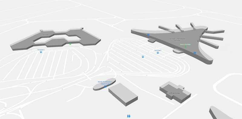 Heydar Aliyev International Airport terminal map