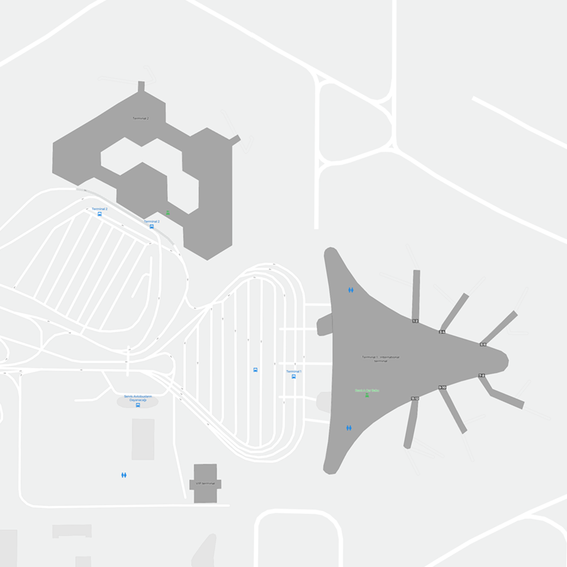 Heydar Aliyev International Airport terminal map