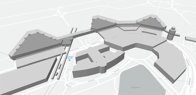 Hannover Airport terminal map