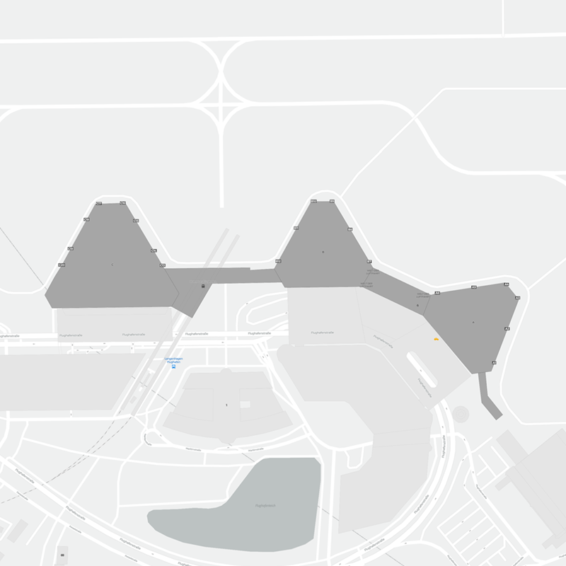 Hannover Airport terminal map