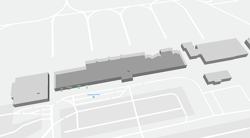 Haugesund terminal map