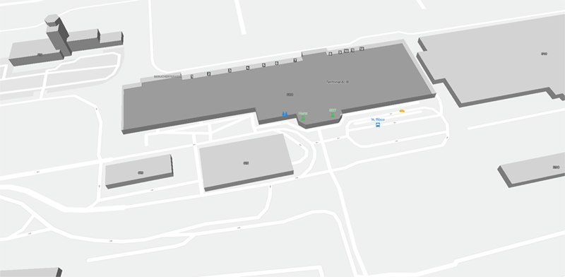 Frankfurt Hahn terminal map