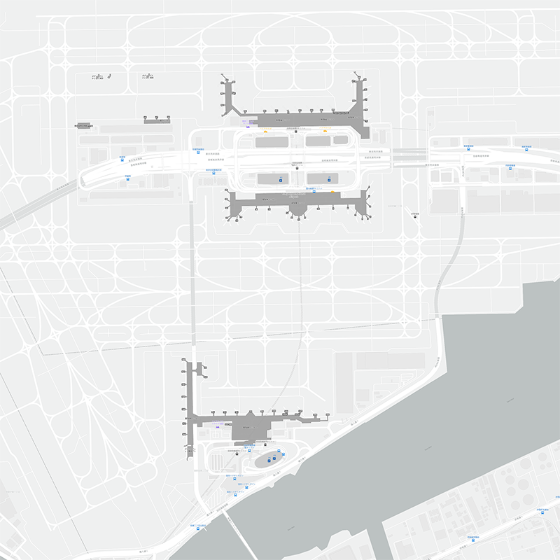 Tokio-Haneda terminal map