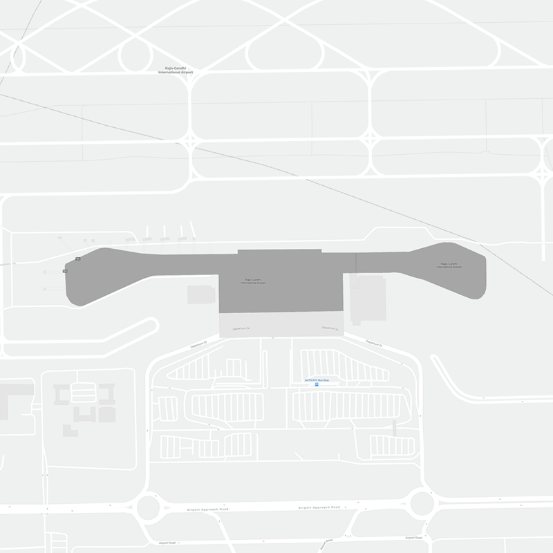 Rajiv Gandhi International Airport terminal map