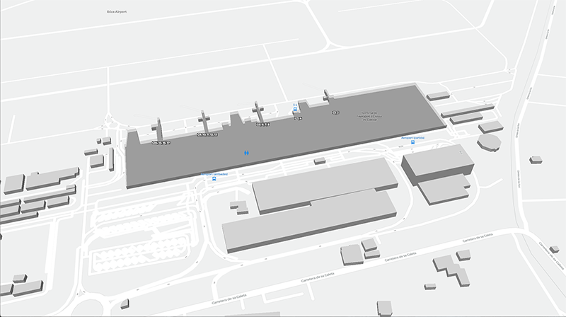 Ibiza terminal map