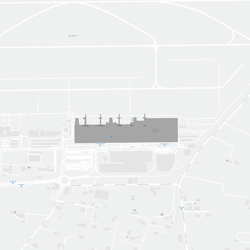 Ibiza terminal map