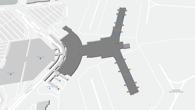 Jacksonville terminal map