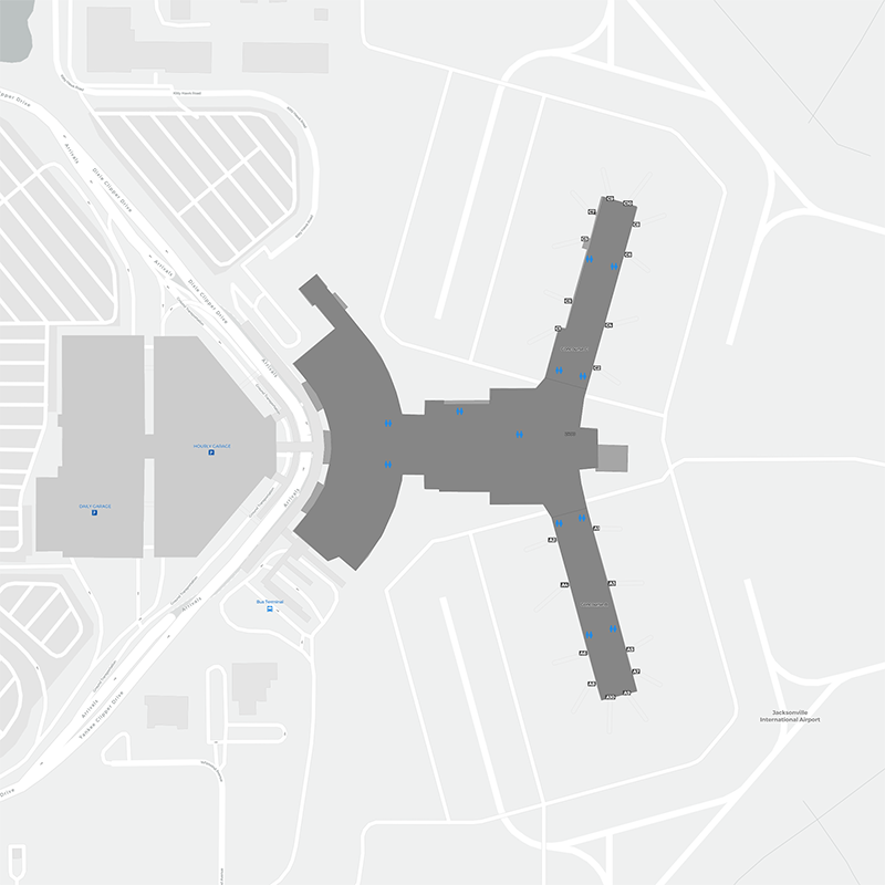 Jacksonville terminal map