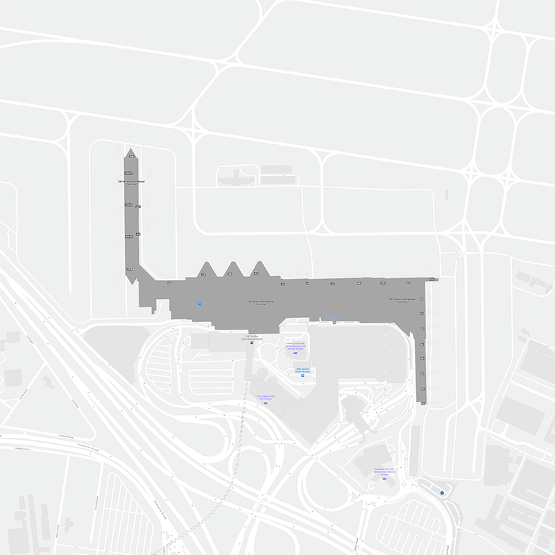 OR Tambo terminal map