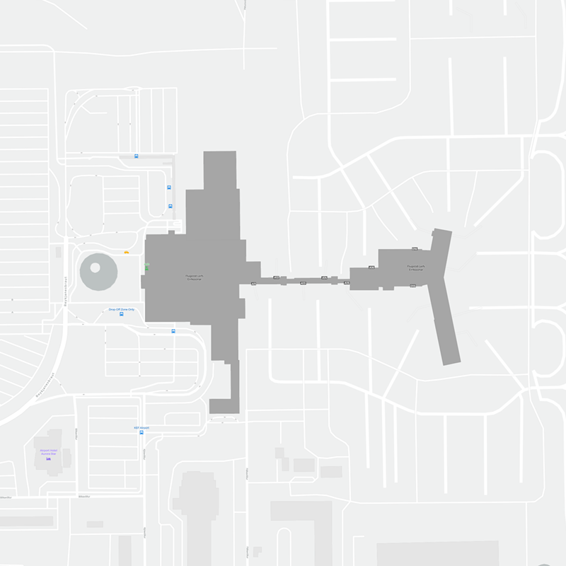 Keflavík International Airport terminal map