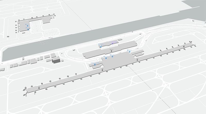 Kansai Internationaal terminal map