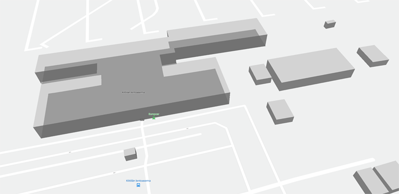 Kittila terminal map