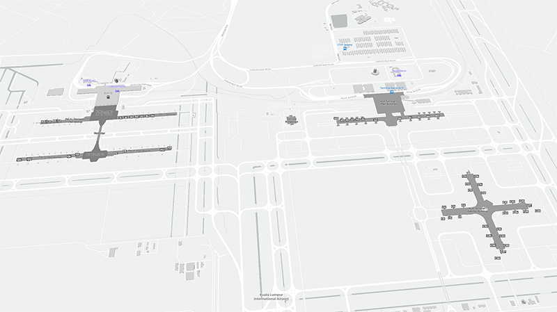 Kuala Lumpur terminal map