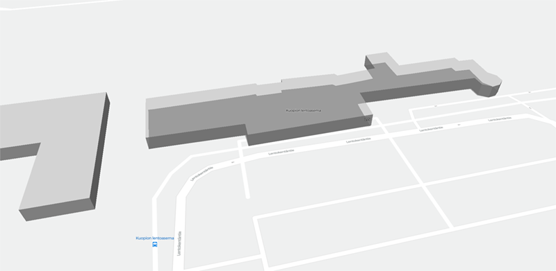 Kuopio terminal map
