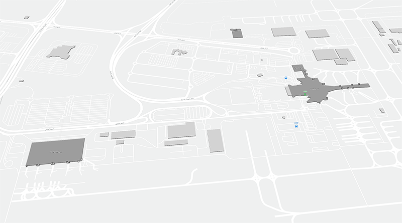 Kuwait Intl terminal map