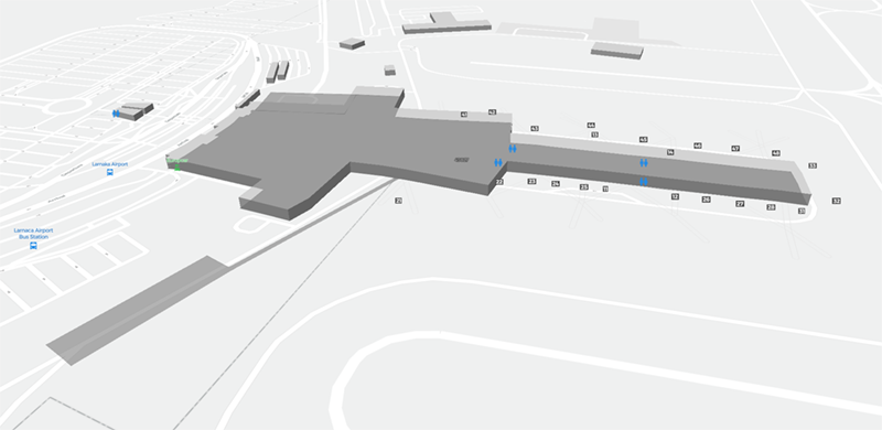 Larnaca terminal map