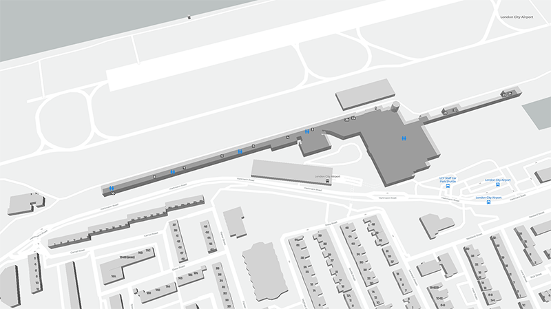 Londyn-City terminal map