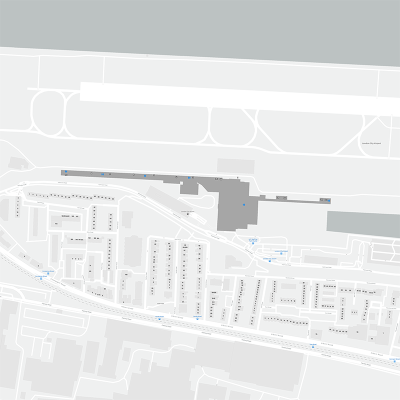 Londyn-City terminal map