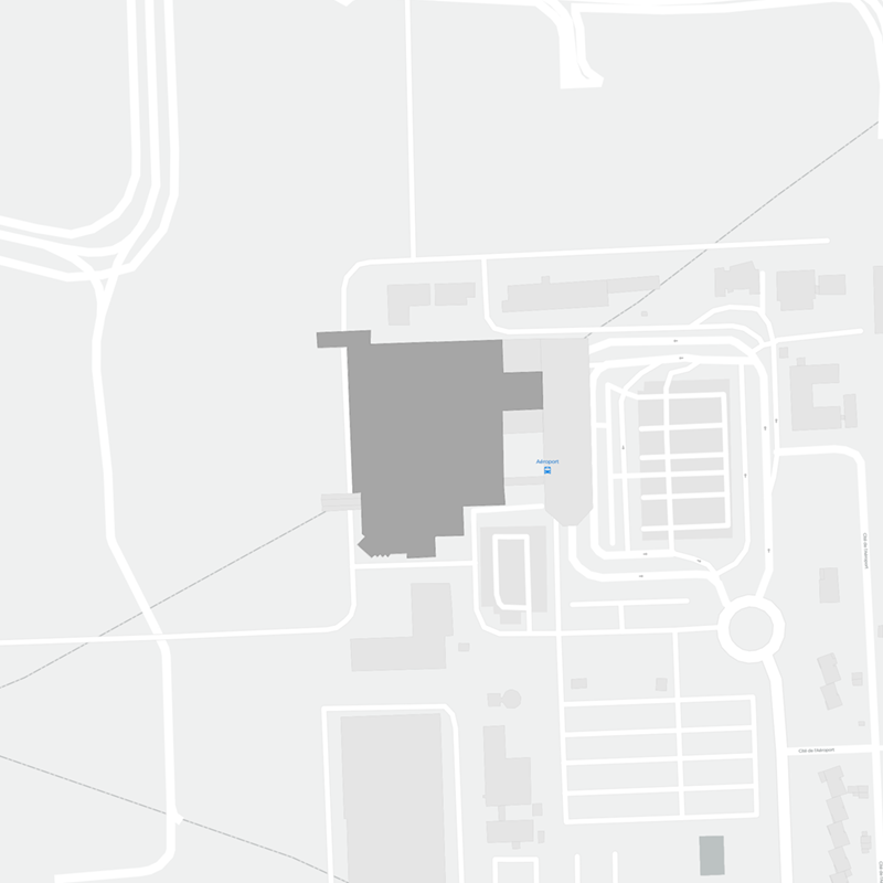 Tarbes Ossun Lourdes terminal map