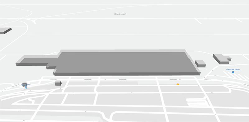 Almeria terminal map