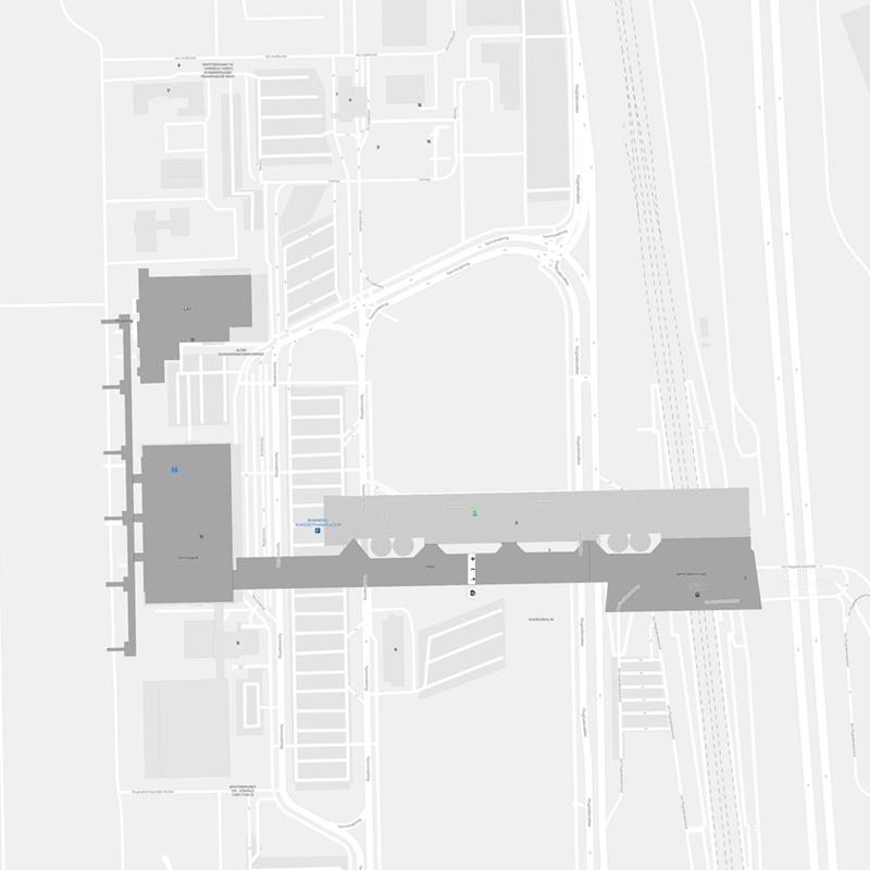 Leipzig Halle terminal map