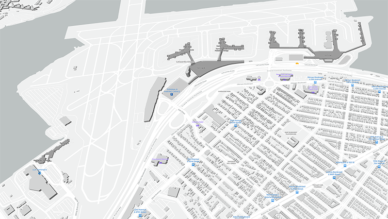 LaGuardian lentoasema terminal map