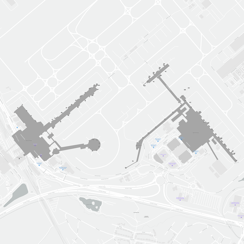 Gatwick terminal map
