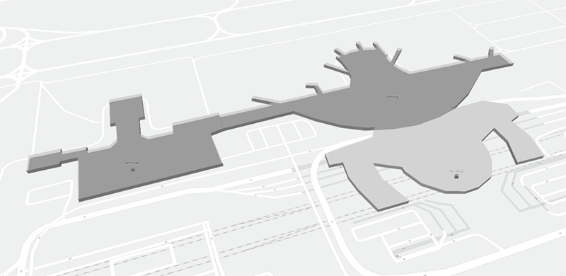 Lanzhou Arpt terminal map