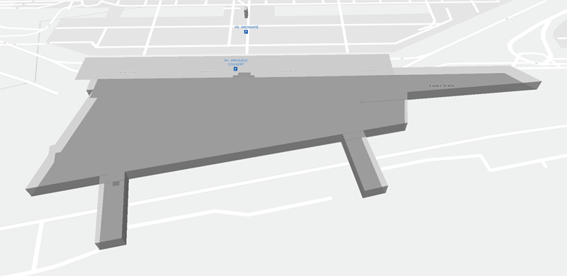 Lesquin terminal map