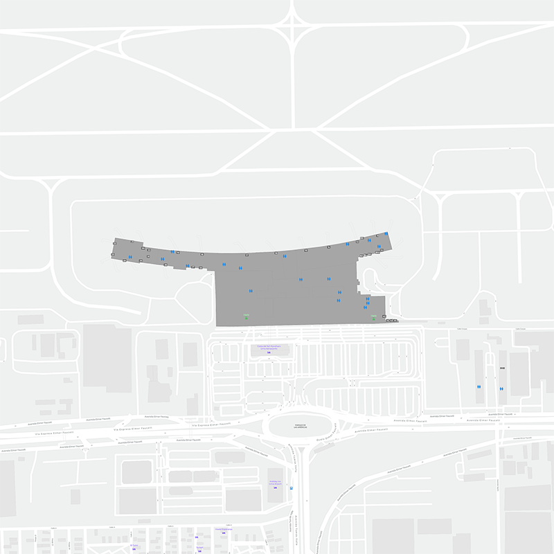 J Chavez Intl terminal map
