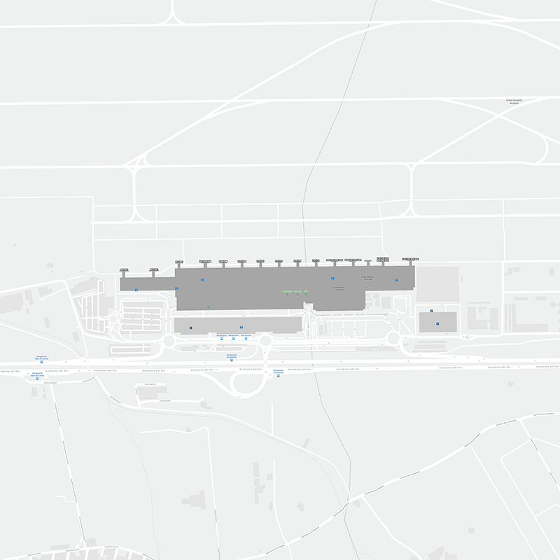 Gran Canaria terminal map