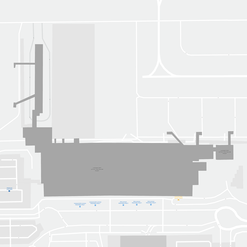 Liverpool Airport terminal map