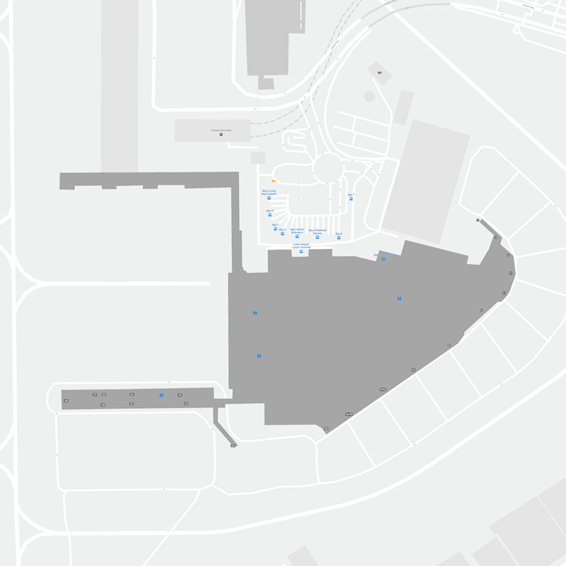 Luton terminal map