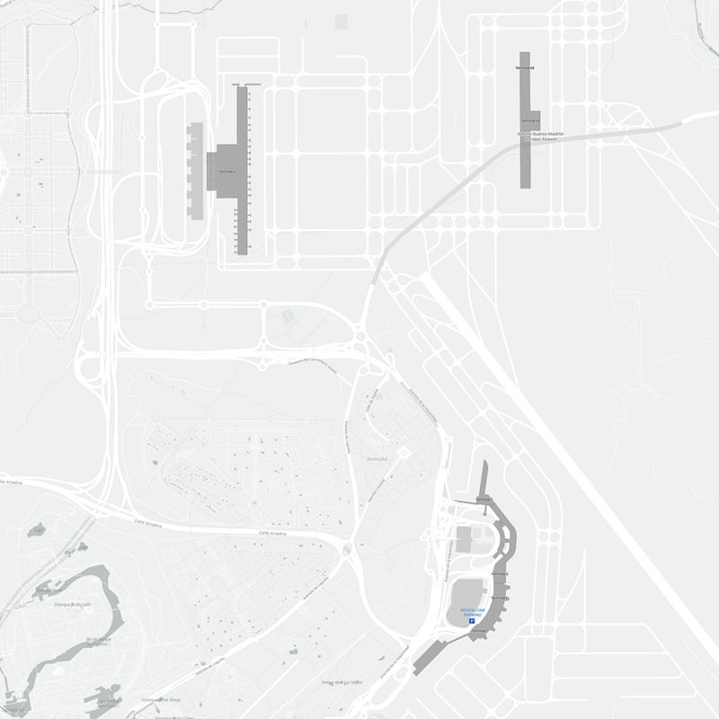 Barajas terminal map