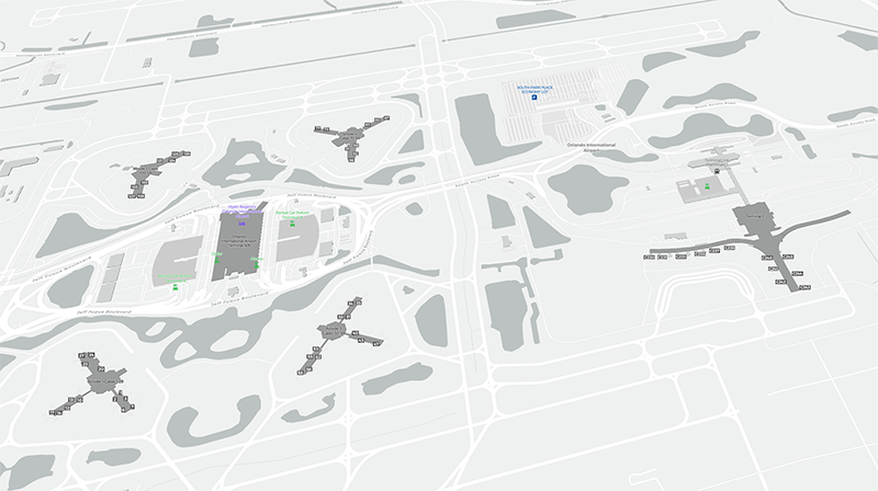 Orlando terminal map
