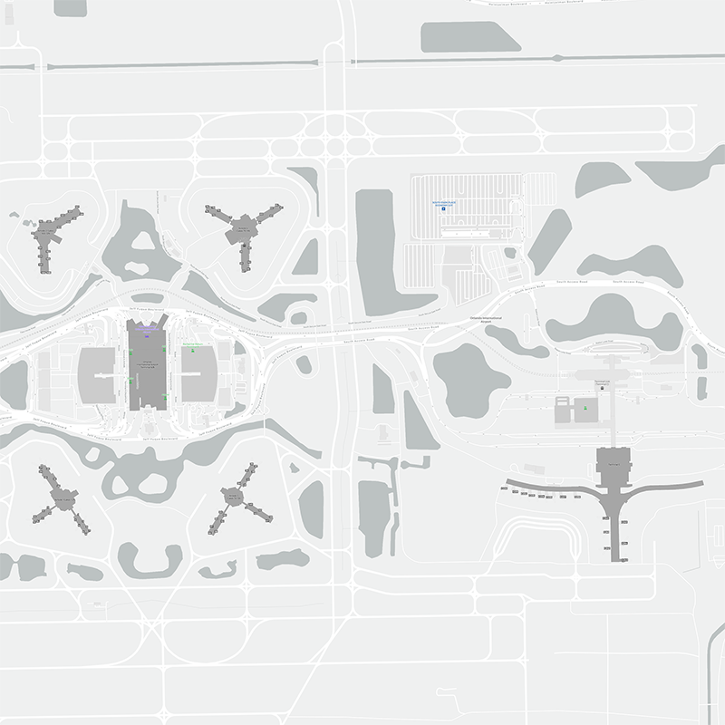 Orlando terminal map