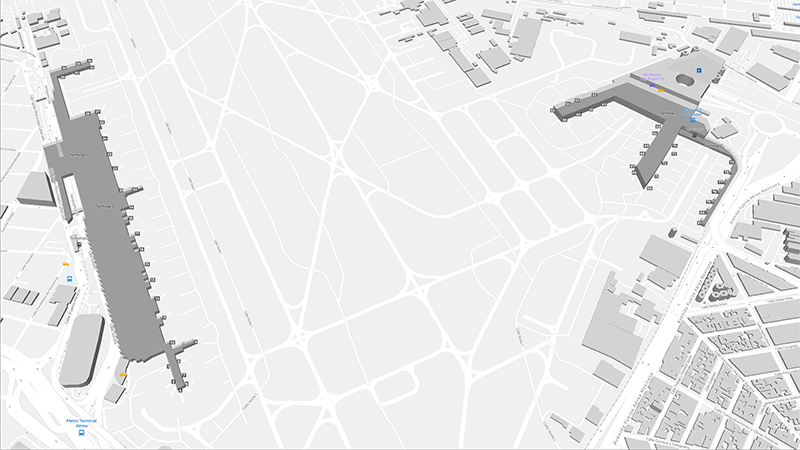 Mexico terminal map