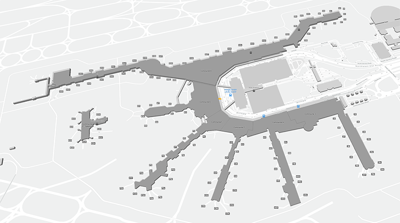 Miami terminal map