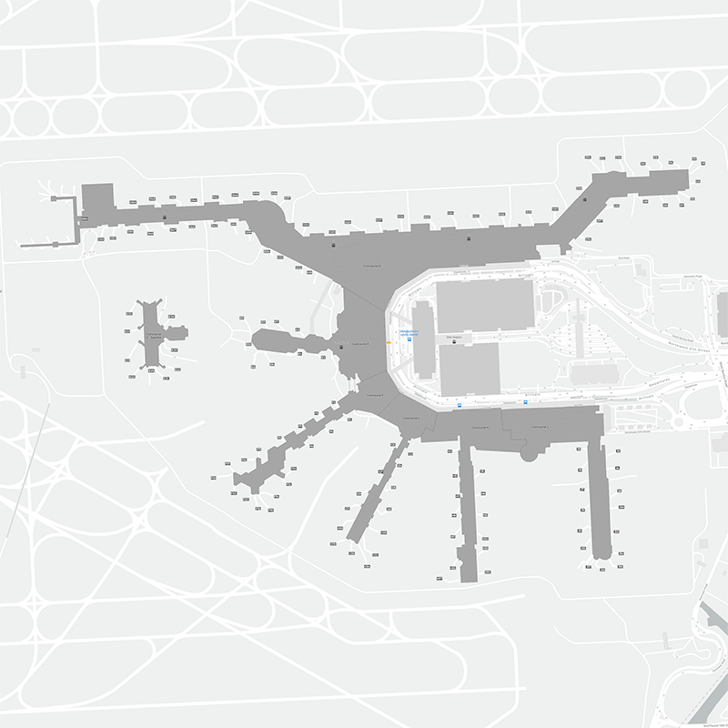 Miami terminal map