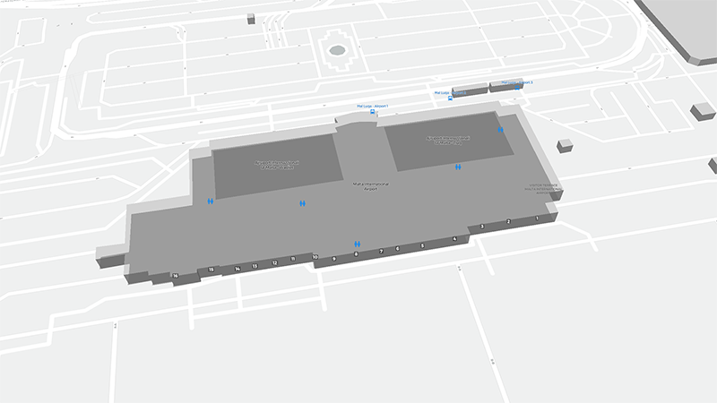 Malta Intl terminal map