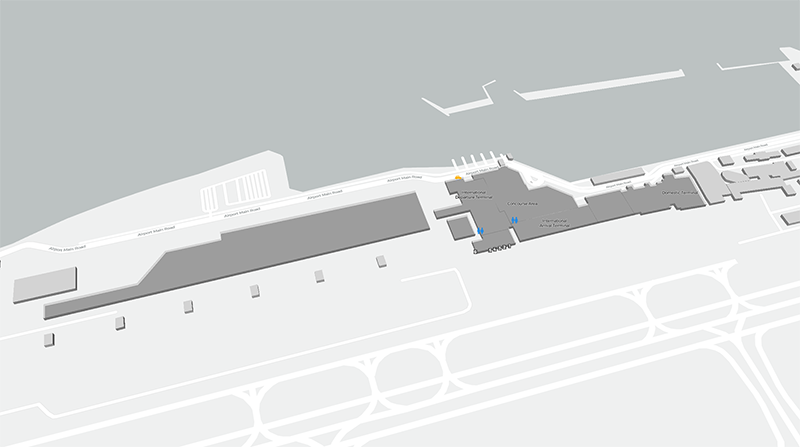 Internacional de Malé terminal map