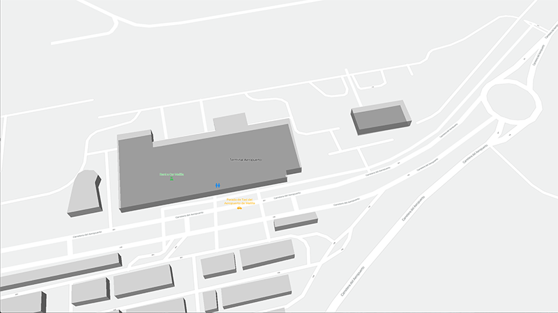 Melilla terminal map