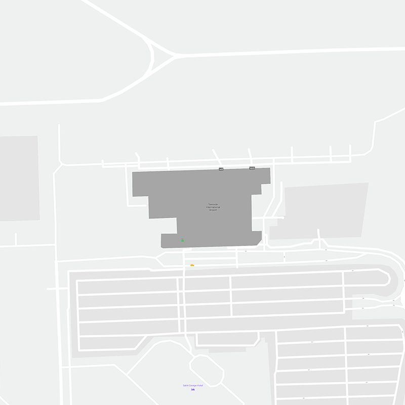 Teesside Intl terminal map