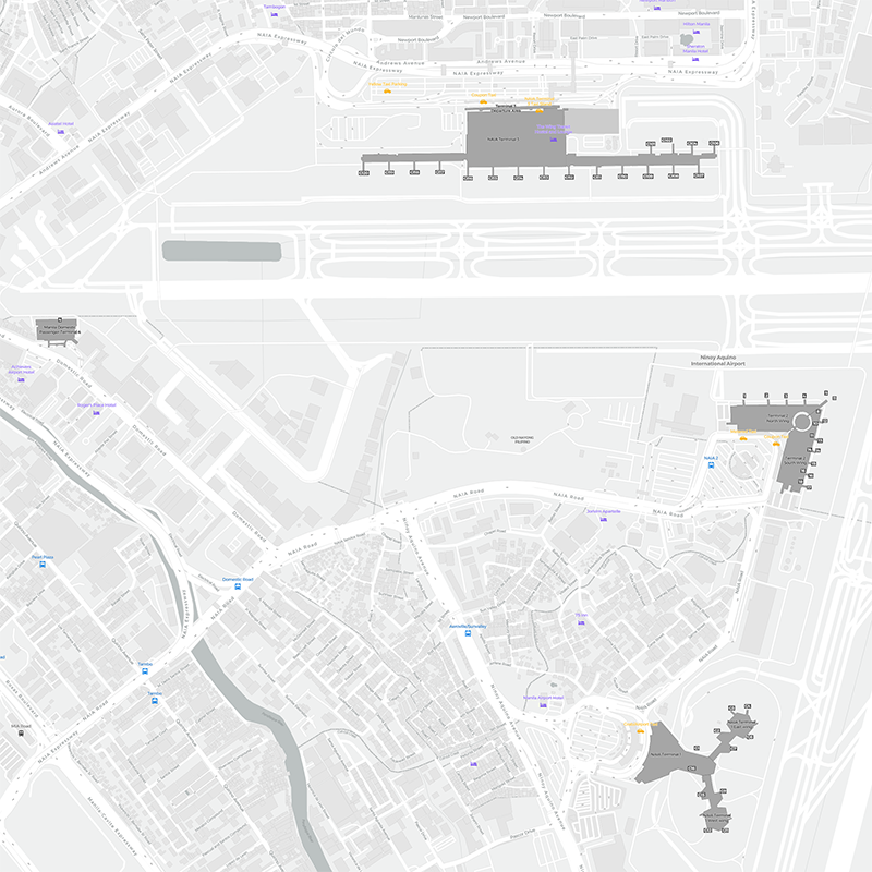 Ninoy Aquino Intl terminal map